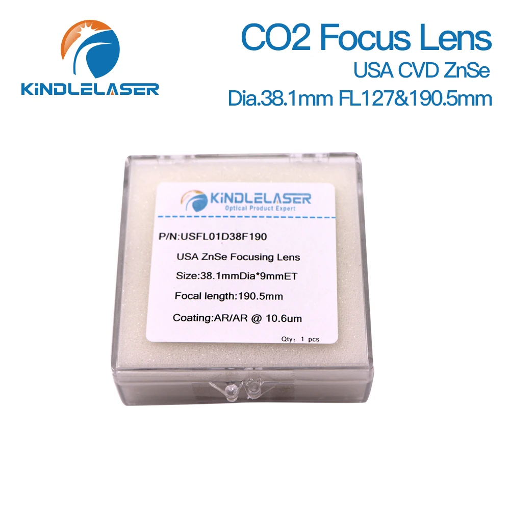 CVD ZnSe Focus Lens Dia. 38.1mm FL 127 190.5mm 5\