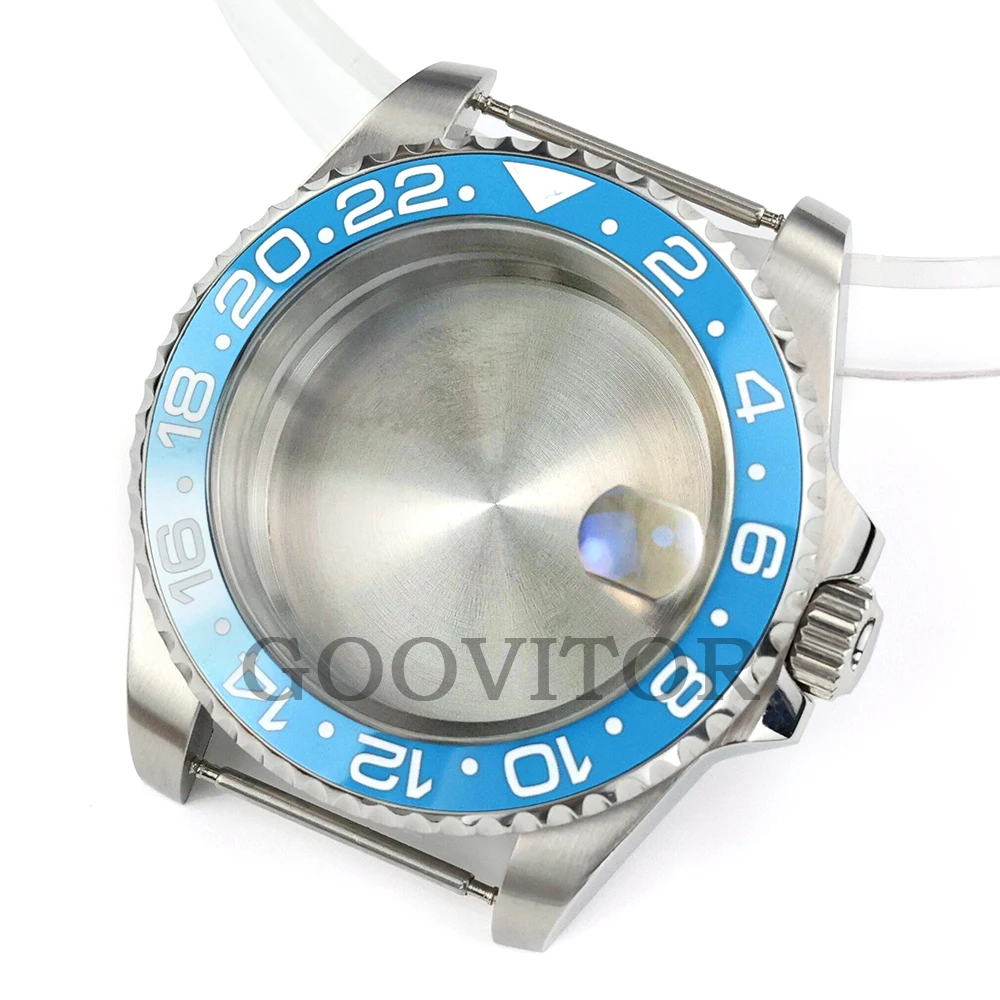 

40mm NH35 Case Watch Accessories For NH34 NH35 NH36 MH38 Movement 28.5mm Dial 316L Stainless Steel Waterproof SUB GMT Case