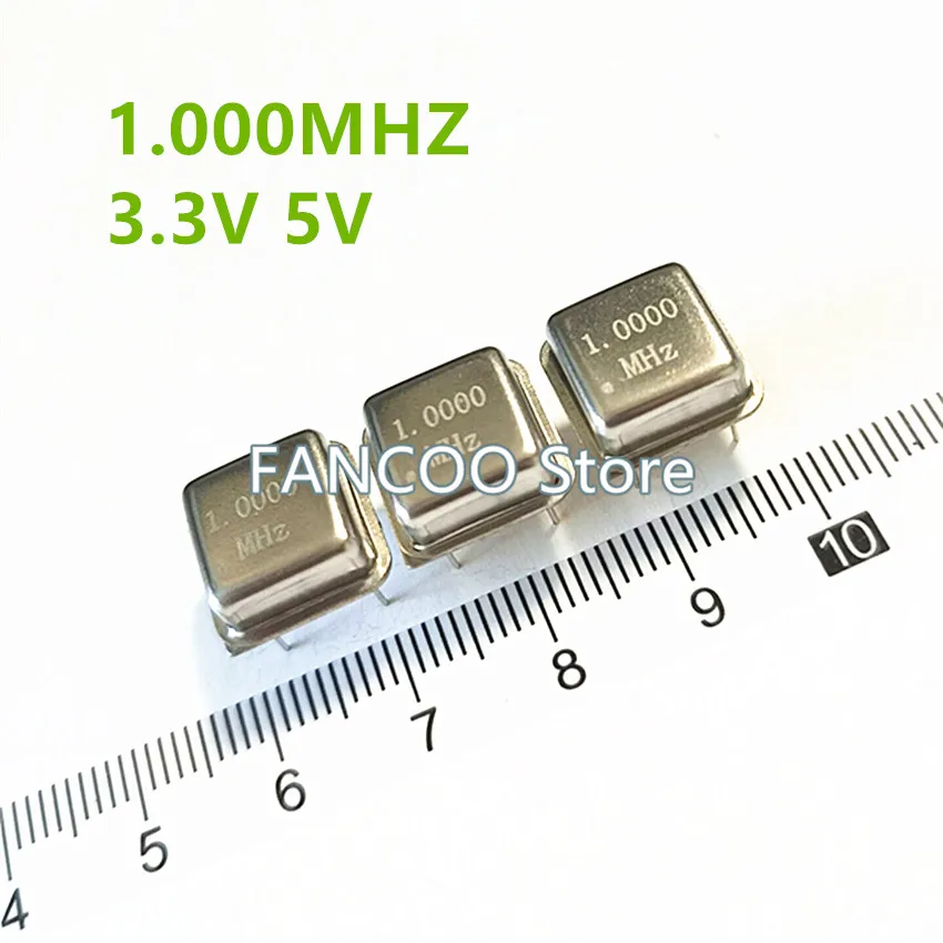 5 stücke 1,000 MHz 1,000 m 1m 1MHz halbe Größe 3,3 V 5V Kristall uhr Oszillator OSC Dip-4 1m-200m 2,000 MHz 3m 4m 5m 6m 8m 9m 10m 12m 15m