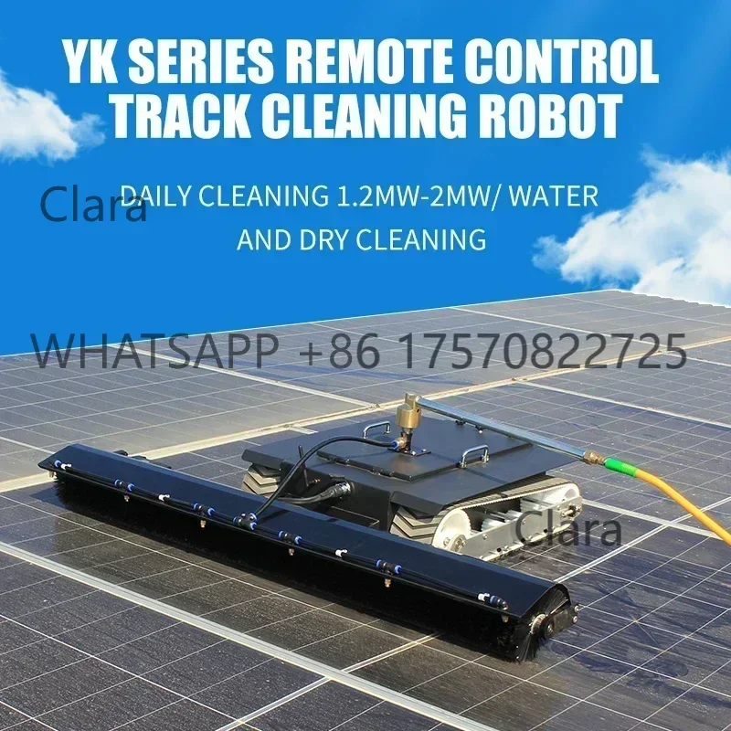 Super Value Factory StoreCleaning Robot Intelligent Photovoltaic Panel Cleaning Robot Remote Control Tracked Solar Panel Machine