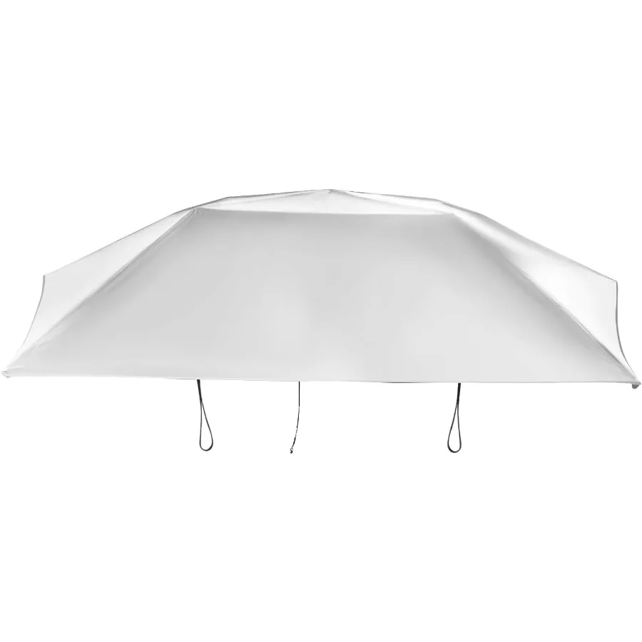 خيمة غطاء سيارة شبه أوتوماتيكية مقاس 13.78 × 7.2 قدم مع تصميم قابل للإزالة للاستخدام الخارجي مظلة ظل مقاومة للماء والشمس لـ Ca #6