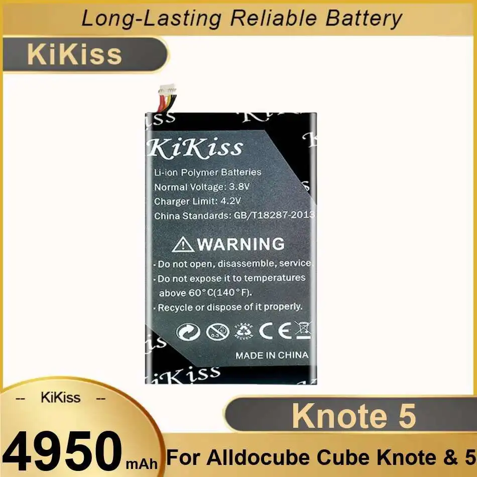 

Tablet Battery NV-3064148-2S 4950Mah For Alldocube Cube Knote 5 Knote5 PC Kubi New