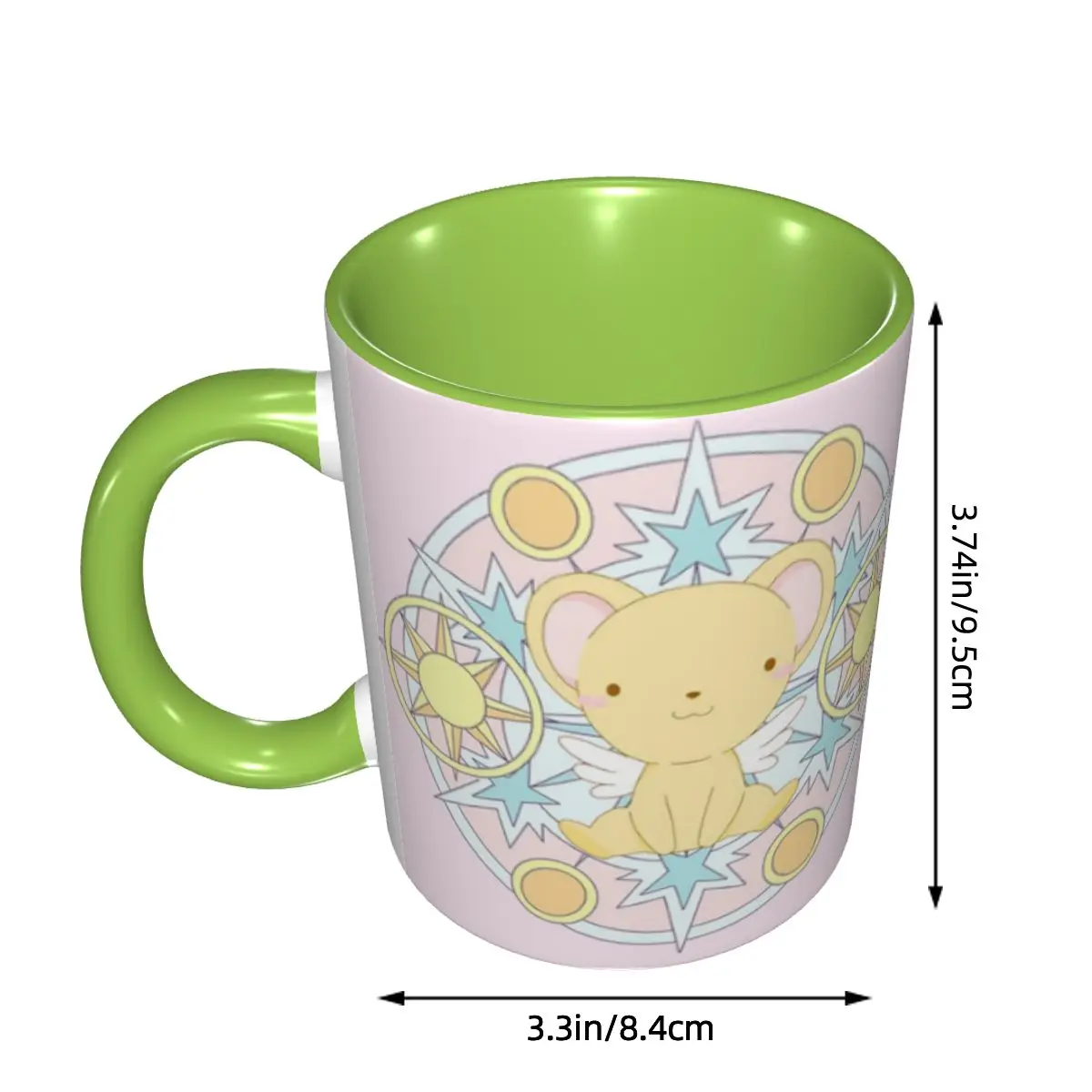 Kero Sakura Card Captor Kawaii Mug Funny Ceramic Coffee Cups Tea Mugs Milk Cup Drinkware Gift for Woman Man