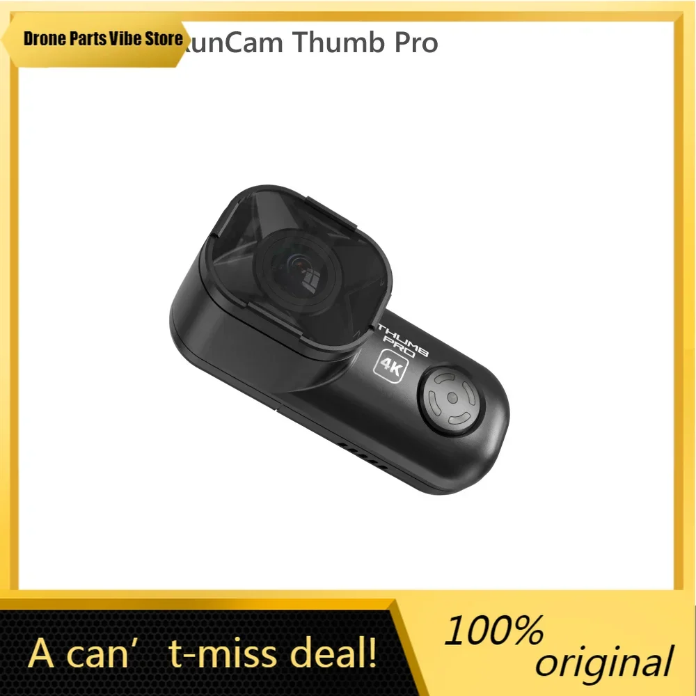 FyNEW RunCam Thumb Pro 4K V2 New Version Bigger FOV HD Camera 16g Bulit-in Gyro Wide Angle