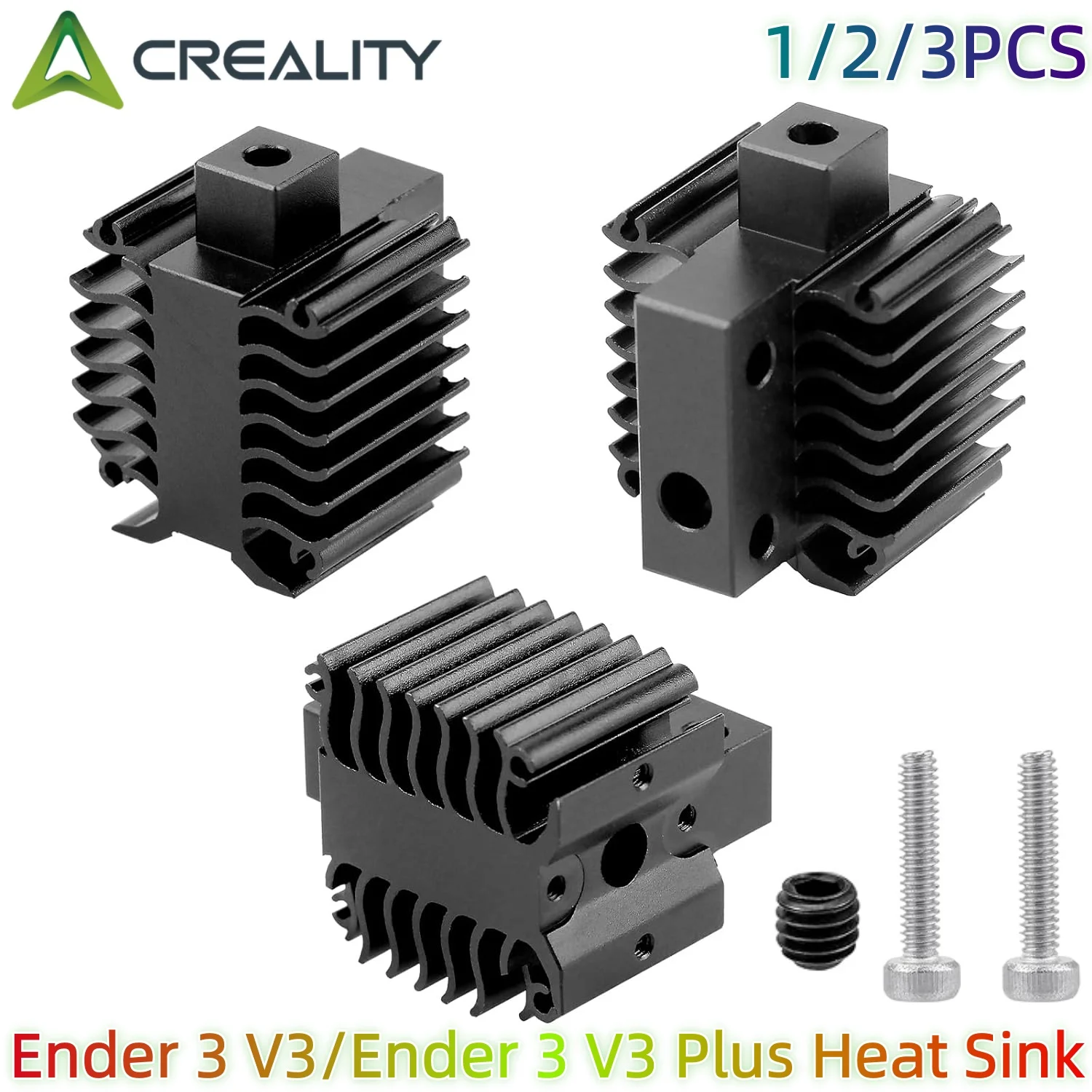 

Creality Ender 3 V3/V3 Plus Heat Sink Full Metal for Ender 3 V3 Hotend Heatsink 3D Printer Parts Ender 3 V3 Plus Accessories