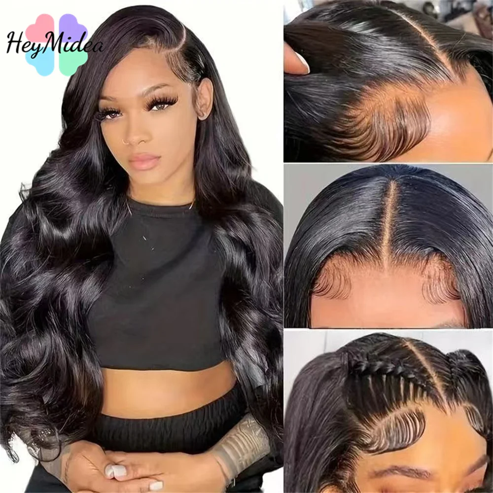 

Body Wave 13x6 Lace Frontal Human Hair Wigs Transparent Brazilian Remy Body Wave 13x4 Lace Front Wig For Black Women HeyMidea