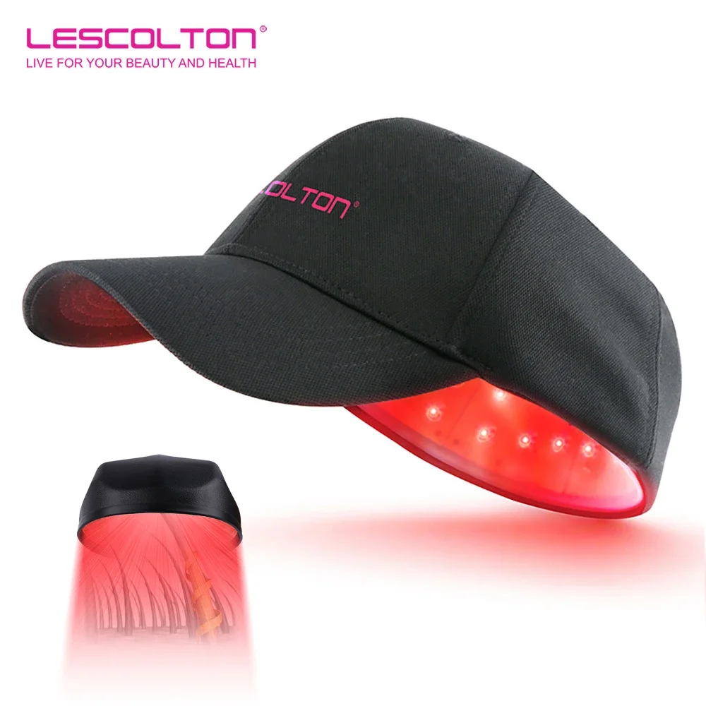 LESCOLTON Laser Hair Growth Device Laser Cap for Hair Regrowth, Hair Restore 650nm LLLT Cap Anti-Hair Loss Treatment