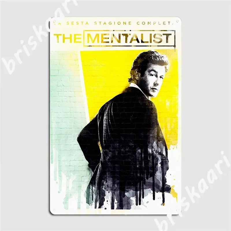 The Mentalist 12 Metal Sign Plaques Club Bar Printing Cinema Living Room Tin Sign Poster