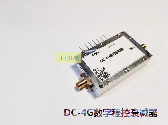 DC-4G RF digital programmable attenuator, variable attenuator 6bit programmable attenuator, adjustable attenuator