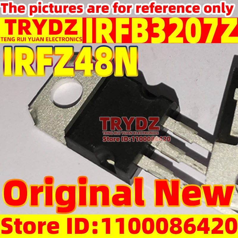 20-2pcs Original New IRFB3207 IRFB3207Z IRF3207 IRFZ48N IRFZ48V FZ48N TO-220 transistor