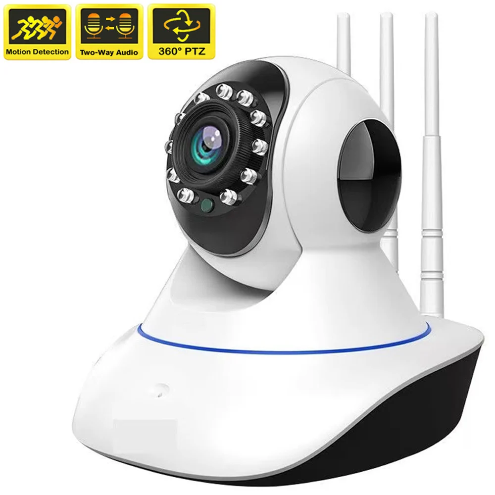 

HD 3MP WiFi IP Camera Smart Home CCTV 360 PTZ Surveillance Kamera Indoor Security Protection Pet Baby Video Monitor Secur Cam