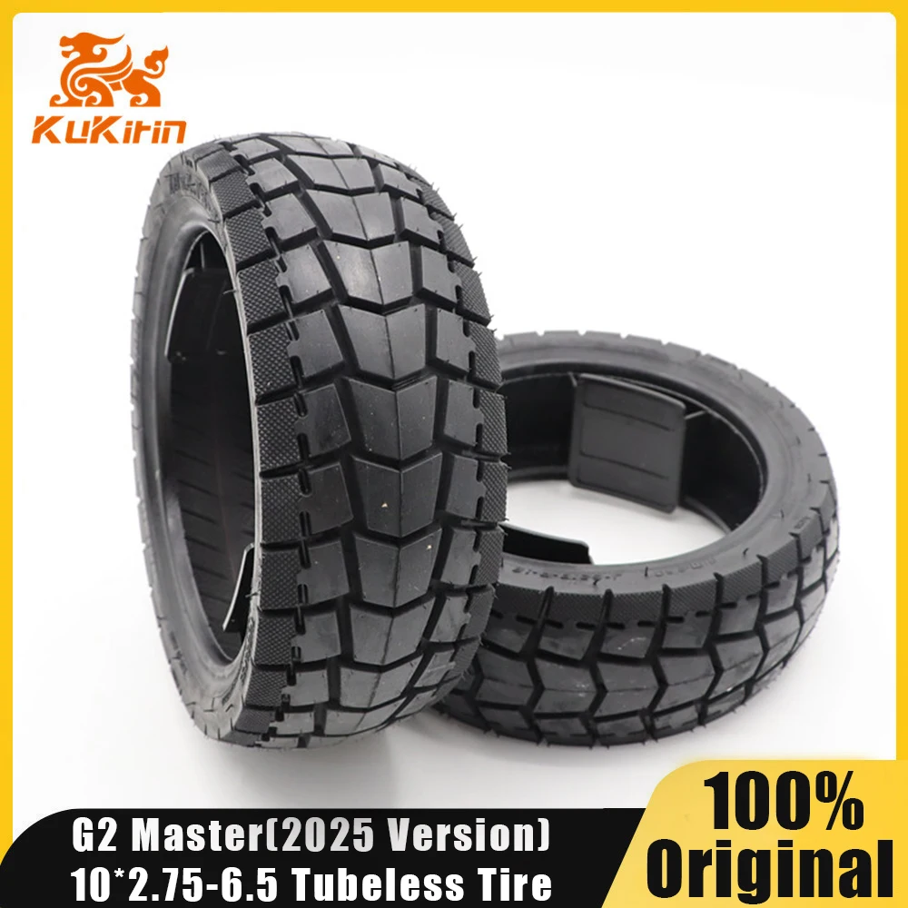 Pneu extérieur d'origine 10*2.75-6.5 pour KuKirin G2 Master 2025 nouvelle Version pièces de rechange de pneu Tubeless de Scooter électrique