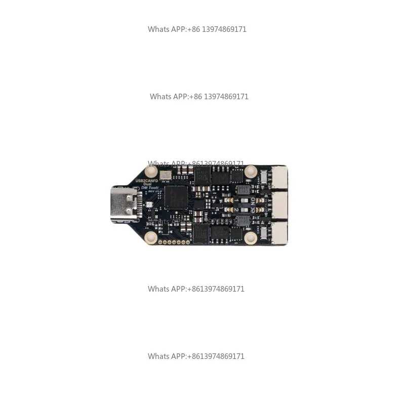 DAMIAO DM-USB2FDCAN Dual-Channel CAN FD Analyzer USB to CANFD Module MIT Motor Debugger for Robotic Joint Development
