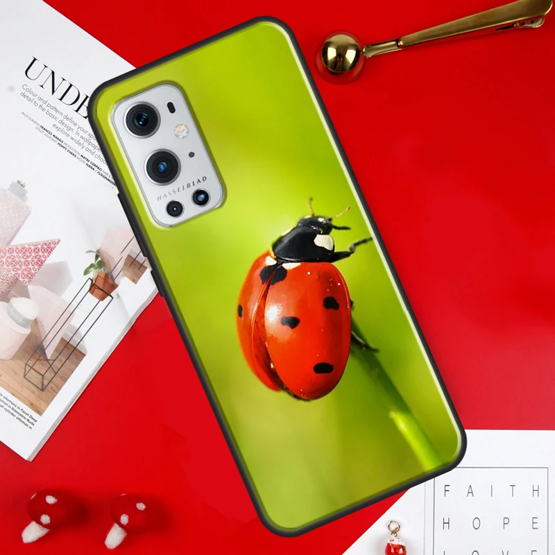 Seven-Star Ladybug Case For OnePlus 10 Pro 8 9 Pro 8T 9RT 10T Ace Nord 2 2T CE 2 Lite N100 N300 N20 N10 Cover