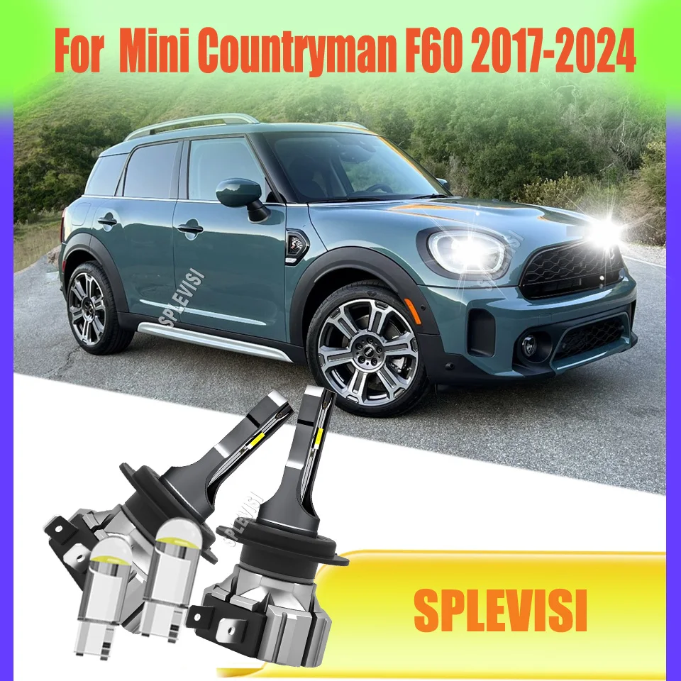 

H7 477 LED Headlight Bulb with Copper Base Good Replacement For Mini Countryman F60 2017 2018 2019 2020 2021 2022 2023 2024