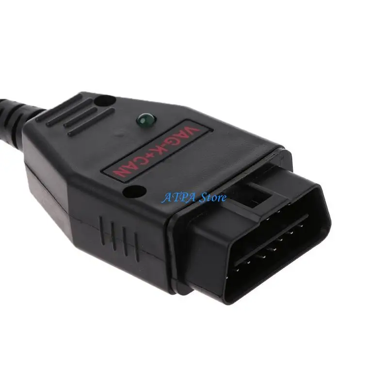 U13C VAG-K + CAN 1.4 OBD2 เครื่องสแกนเนอร์วินิจฉัยสาย COM