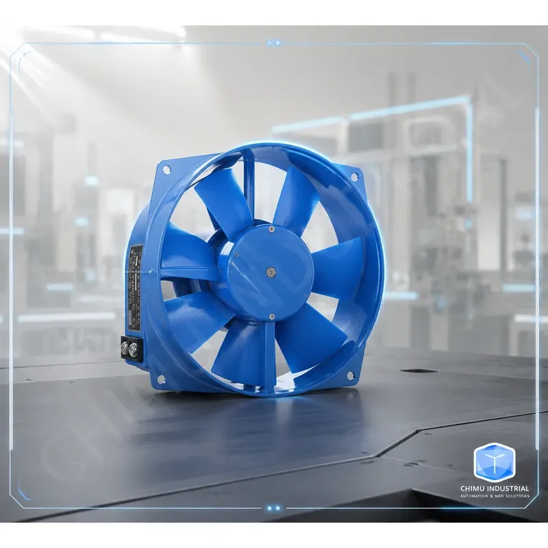 【CHIMU INDUSTRIAL】 for 150FZY4-D Axial Flow Fan Aluminum Shell Ball Bearing Copper Core 380V AC