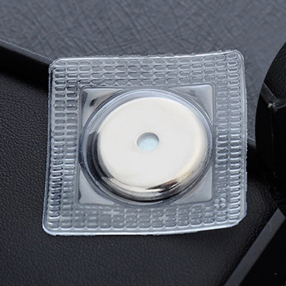

20pcs Magnet Snap Buttons Durable Sewing Accessories for Coats Jackets Knitwear PVC Covered Easy to Sew Invisible Fastener
