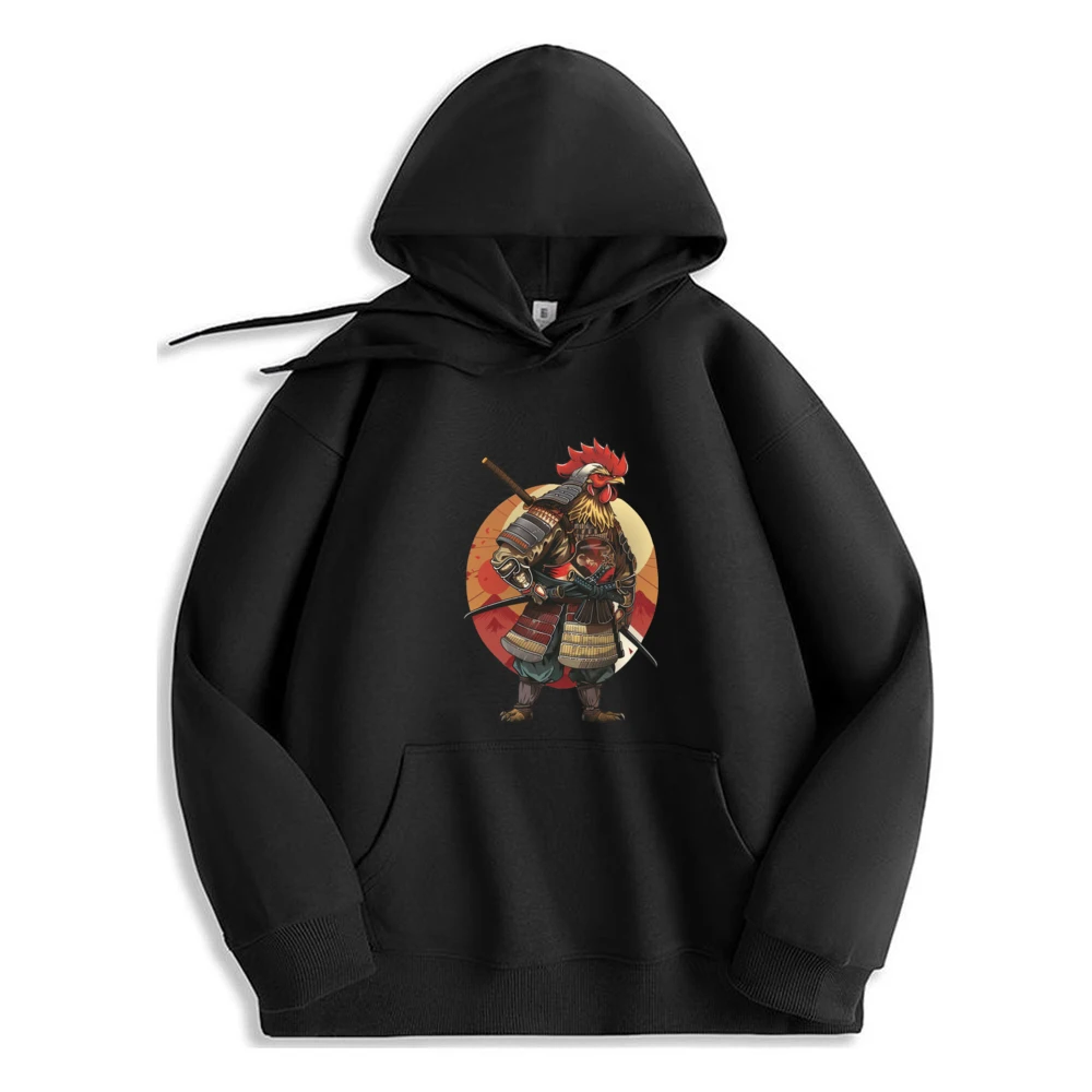 

Bushi Chicken Printed Hoodie Casual Oversized Sweatshirt For Men Streetwear Fashion Comfortable​​ Top​​