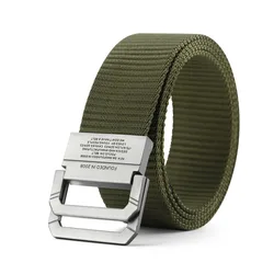 Men Belt Fashion Luxury Designer Jeans Belt for Men Military Sports Strap Nylon Webbing Fabric Tactical Army Canvas Casual Belt