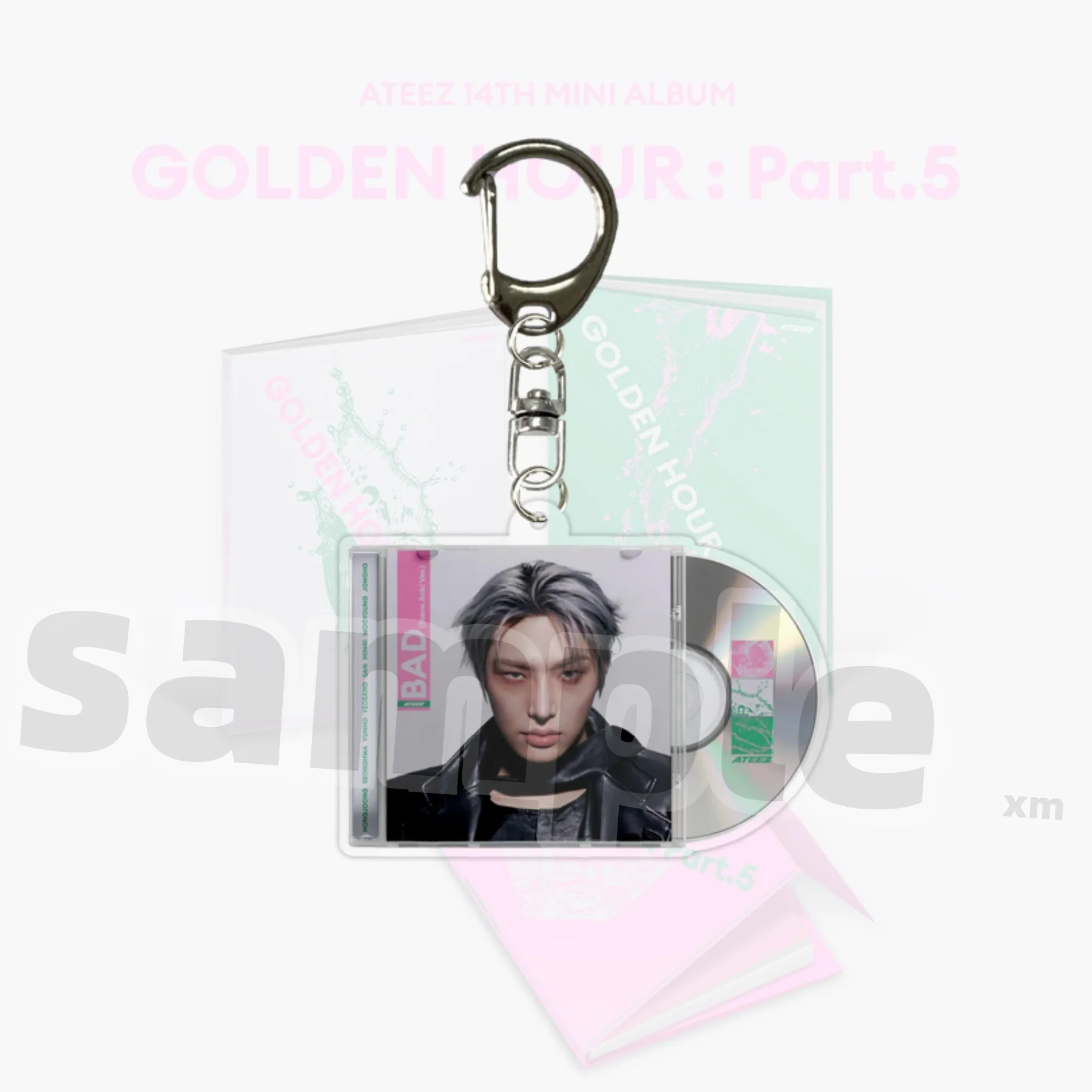 Image of Idol Boy ATEEZ Neues Album GOLD HOUR: Teil 5 Acryl-Schlüsselanhänger Hongjoong Seonghwa Yunho Yeosang San Jongho Mingi Fans Sammelgeschenke