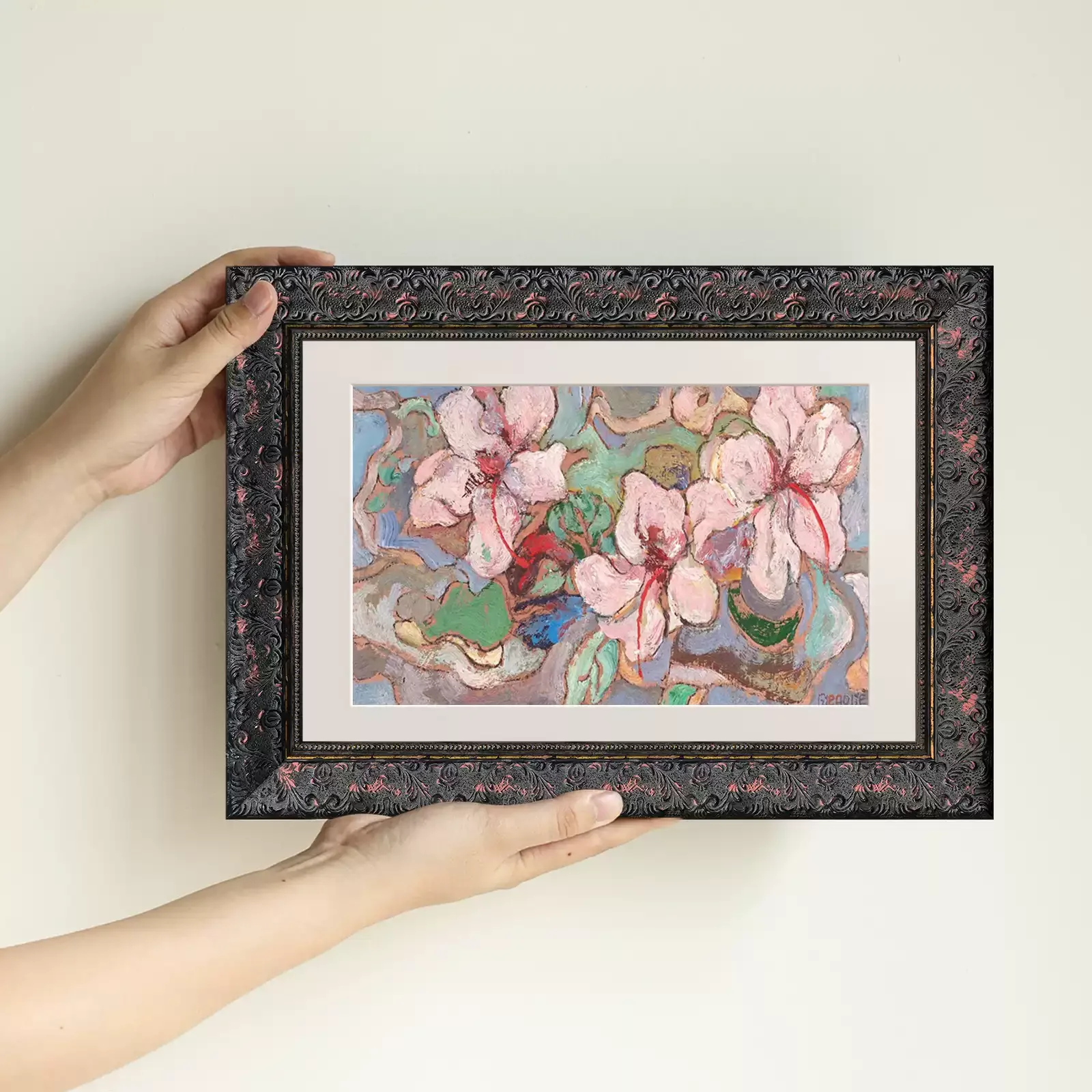 Bamboo Photo Frame - Antyczna ozdobna ramka na obraz z