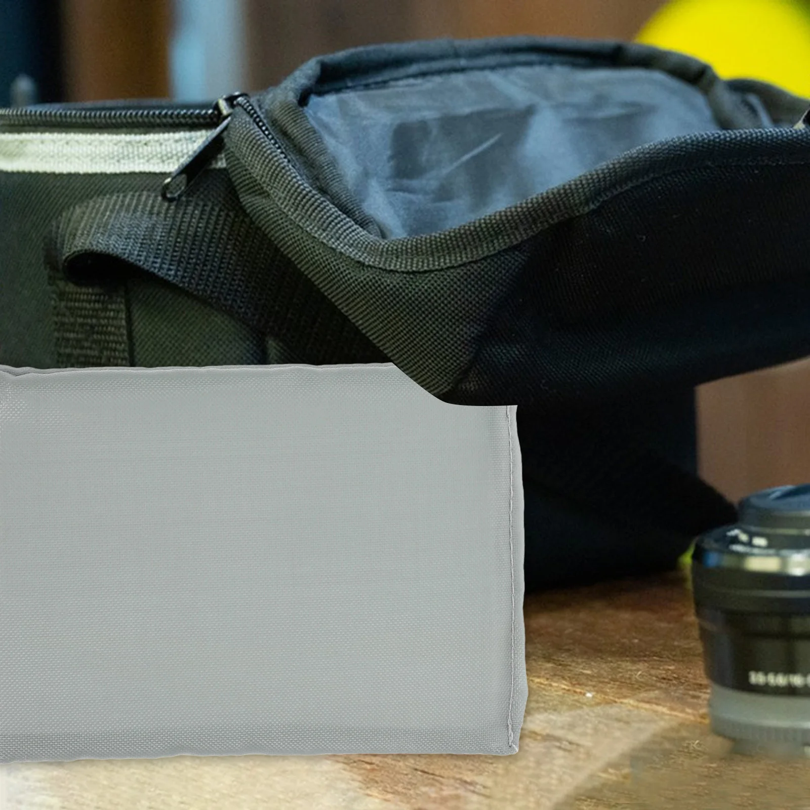 

2Pcs Shockproof Camera Bag Insert Protective Waterproof Pad Adjustable Dividers Travel Storage Grey Organizer Divider