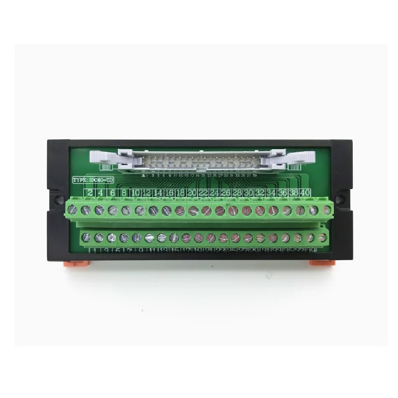 IDC40P relay terminal block 40P cow horn transfer terminal PLC transfer board 40 core transfer terminal FX-40BB