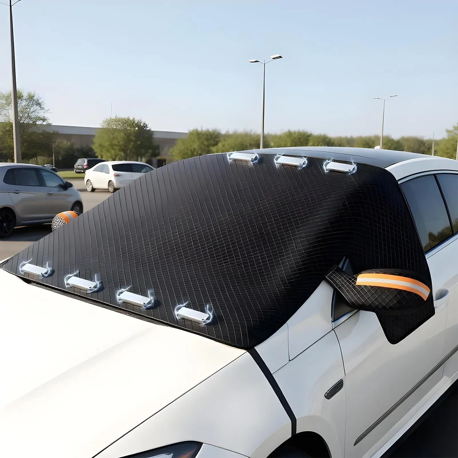 

Автомобильный снежный чехол, снежный чехол на лобовое стекло, магнитный снежный чехол на лобовое стекло, складной безопасный защитный магнит на лобовое стекло, снежный чехол