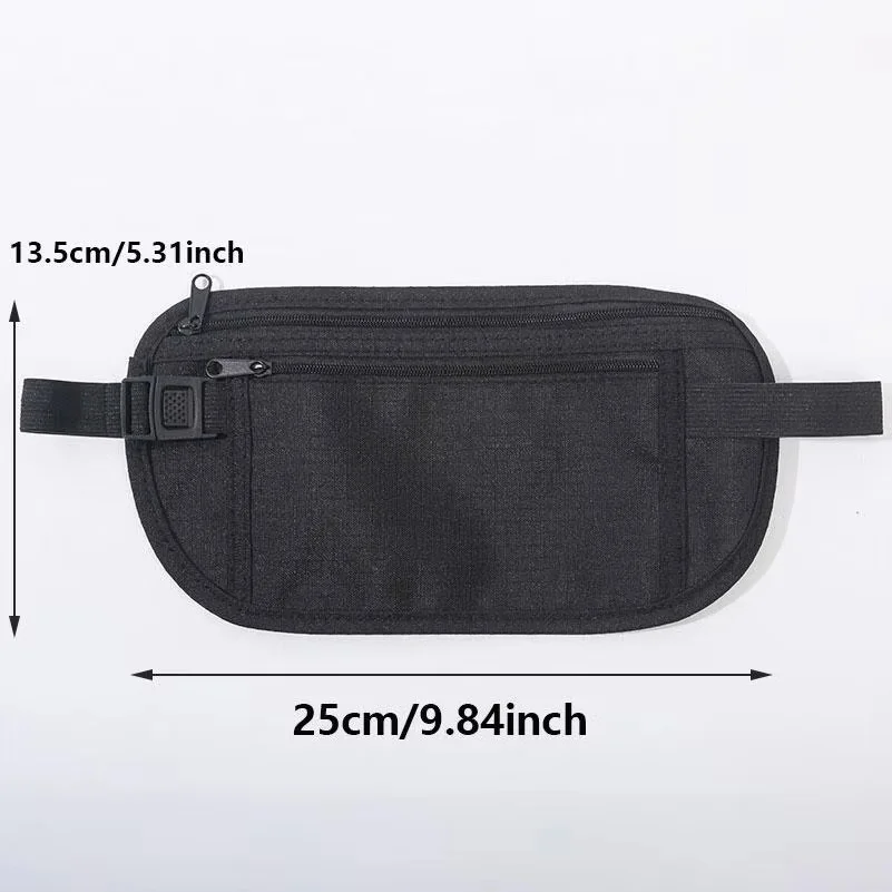 Travel Waist Packs Pouch For Passport Money Belt Bag Hidden Security Wallet Men Travel Bag Chest Pack Money Waist Bag