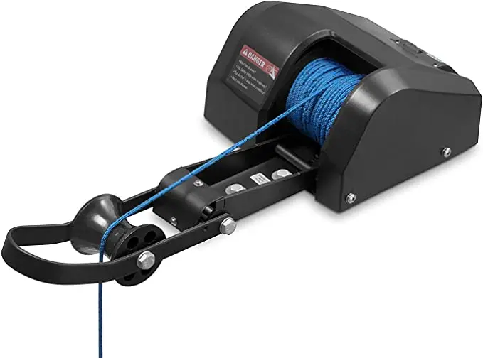 RAF Powerful 12v Marine Boat Pontoon 35 Electric Anchor Winch 100 Ft Rope Freshwater For Anchor Up To 30lbs