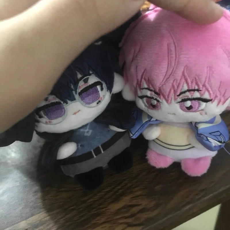 In Stock 10cm Doll Game Link Click Tianchen Li Vein Xavier Sitting Posture Cotton Doll Puppet Cosplay Lovely Pendant Gifts
