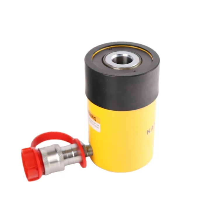 Cilindro hidráulico telescópico oco de 12 toneladas de ação única RCH-120