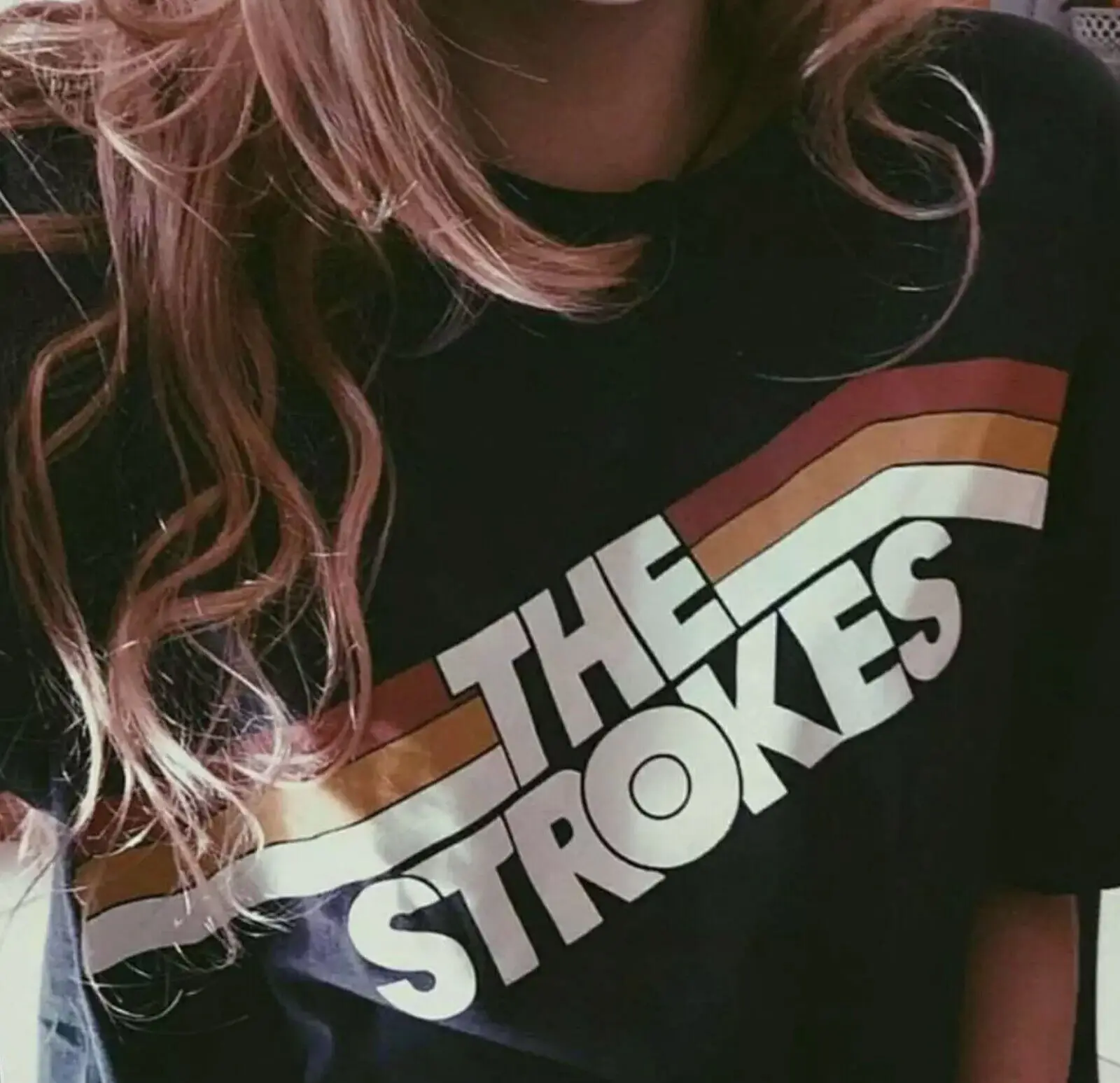 Chemise The Strokes, T-shirt noir The Strokes S-5XL unisexe