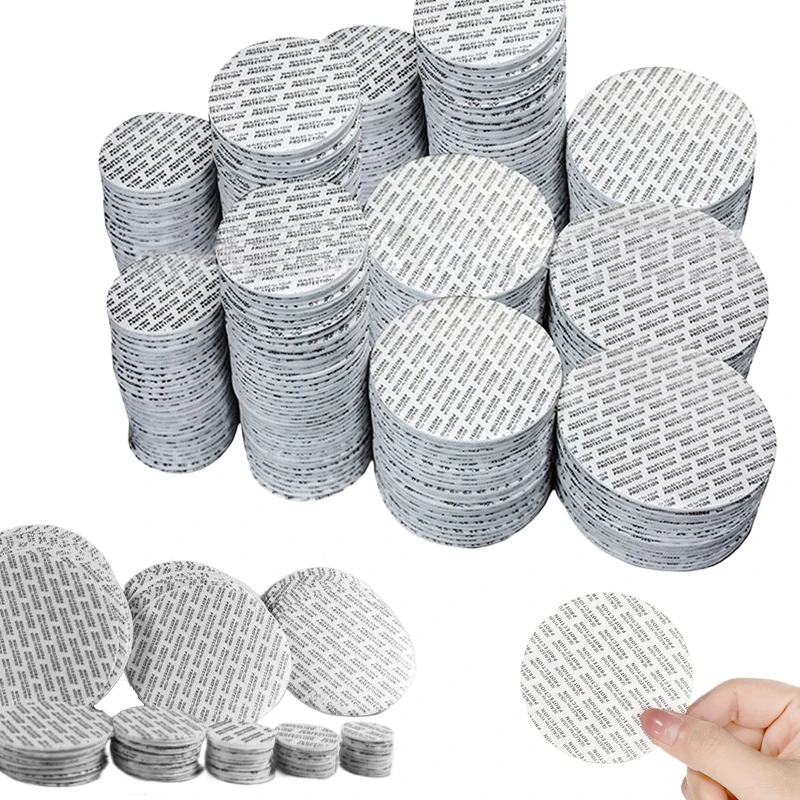 500Pcs Black Pressure Sensitive Foam Caps Seals Liners Safety Tamper Resistant Seals For Seals Jars Containers Cosmetic Bottles