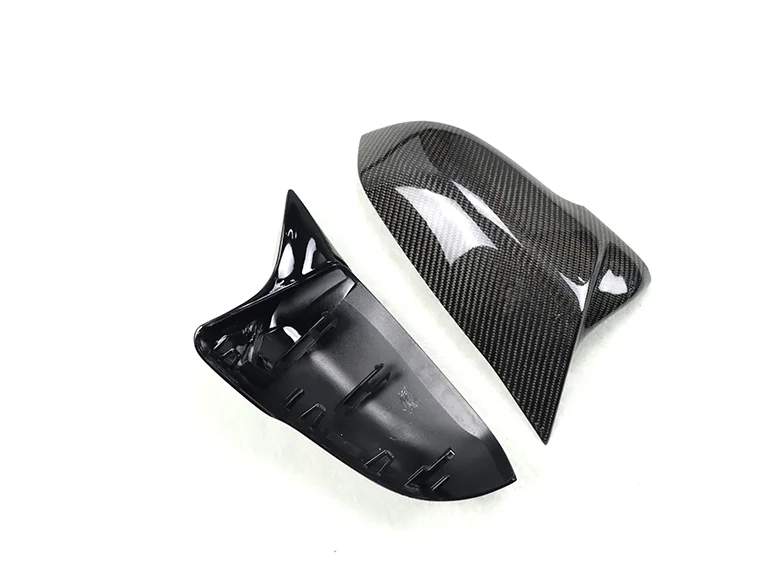 For BMW Car F52 F48 F49 F45 F46 Carbon Fiber Rearview Mirror Cover  Black