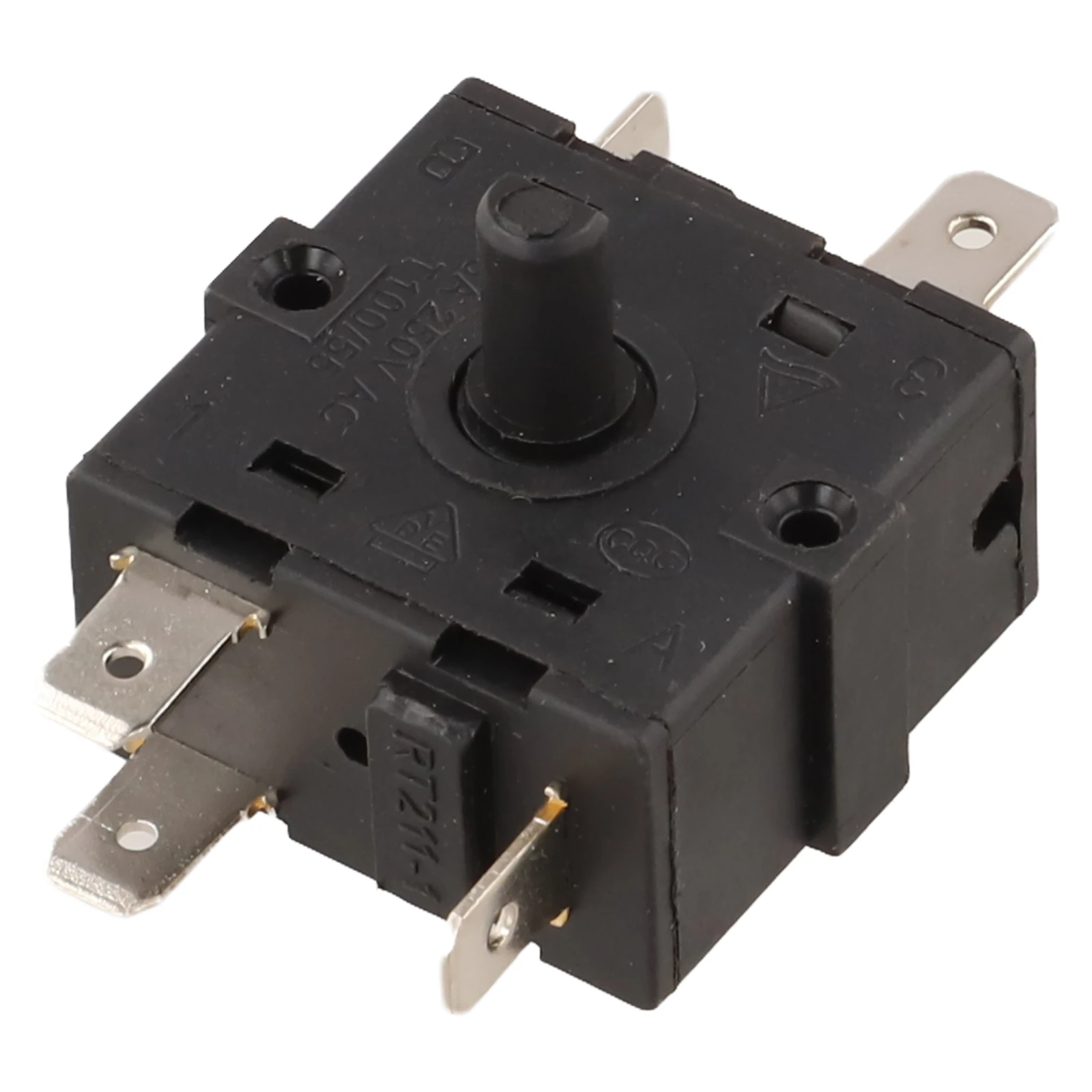 3-pin Switch Gear Adjustment Switch Fan Heater Compatible Metal Material Timer Switch For Electric Stoves For Electric Heaters