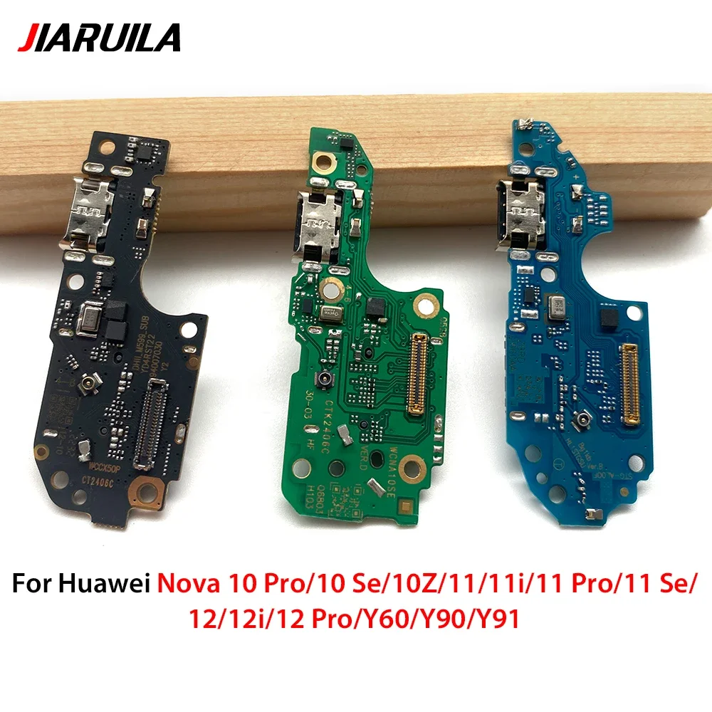 USB Charging Port Charger Board Flex Cable For Huawei Nova 10 Pro 10 Se 10Z 11 11i 11 Pro 11 Se 12 12i 12 Pro Y60 Y90 Y91 Dock