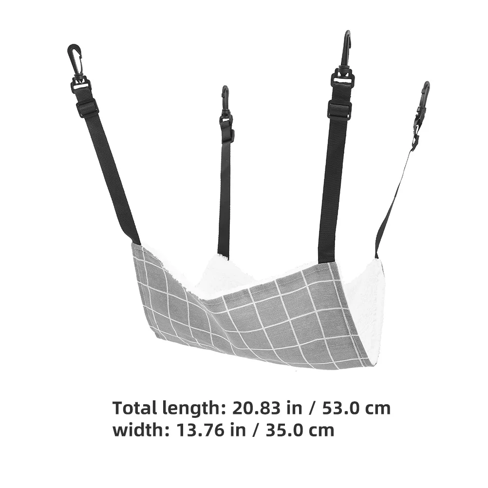 Hanging Cat Hammock Soft Breathable Fabric Easy Install For Cats Hamsters Rats Small Animals Cage Indoor Outdoor Pet Bed