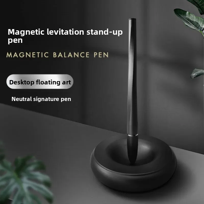 Magnetic levitation gravity pen, magnetic neutral signature pen