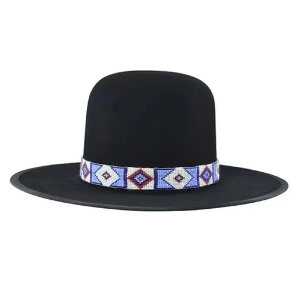 Pure Wool Hat Fashionable Dome Felt Hat Solid Color Sheepskin Hat Felt Hat