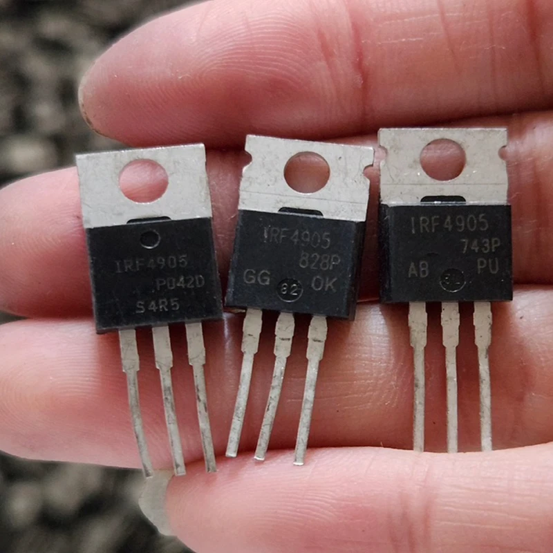 Used 10pcs/lot IRF4905 IRF4905PBF MOSFET P-CH 55V 74A TO-220