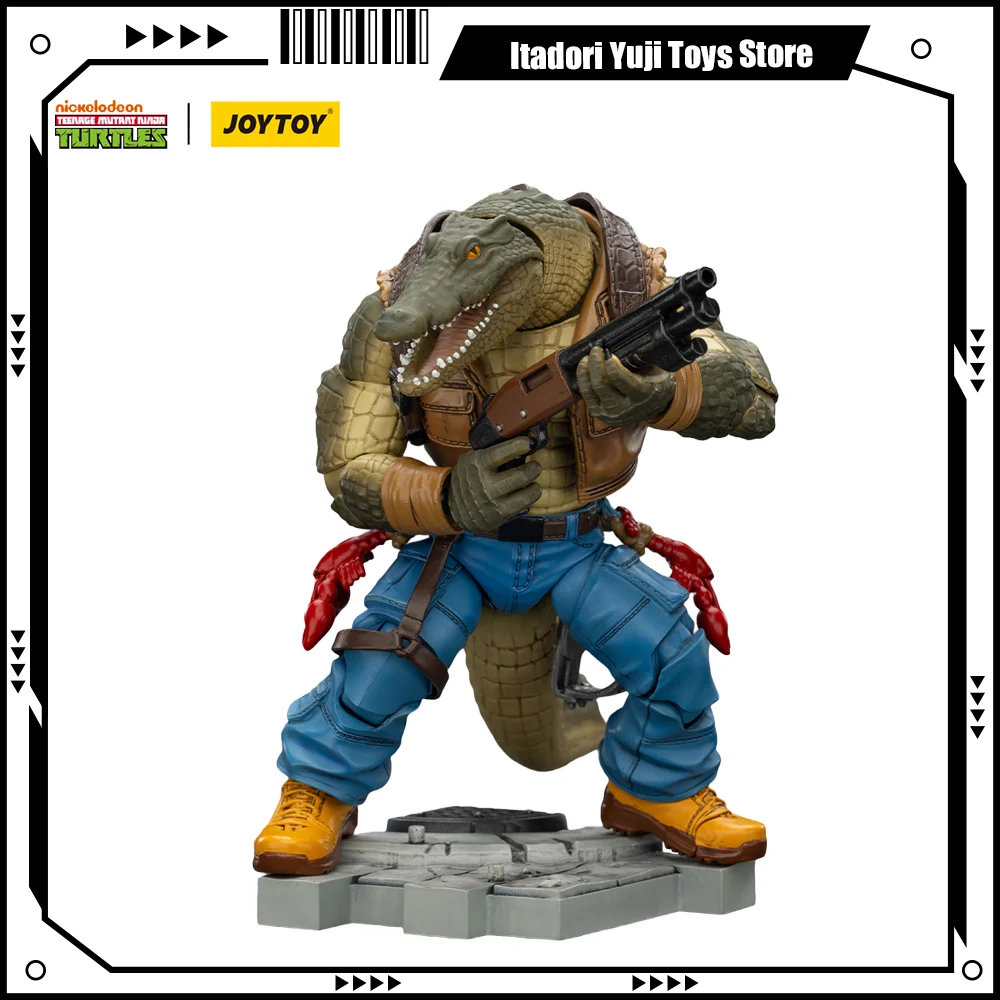 

JOYTOY Черепашки ниндзя 1/18 Фигурка TMNT Leatherhead Metalhead Аниме Фигурка Шарнирная подвижная модель Коллекция настольных игрушек