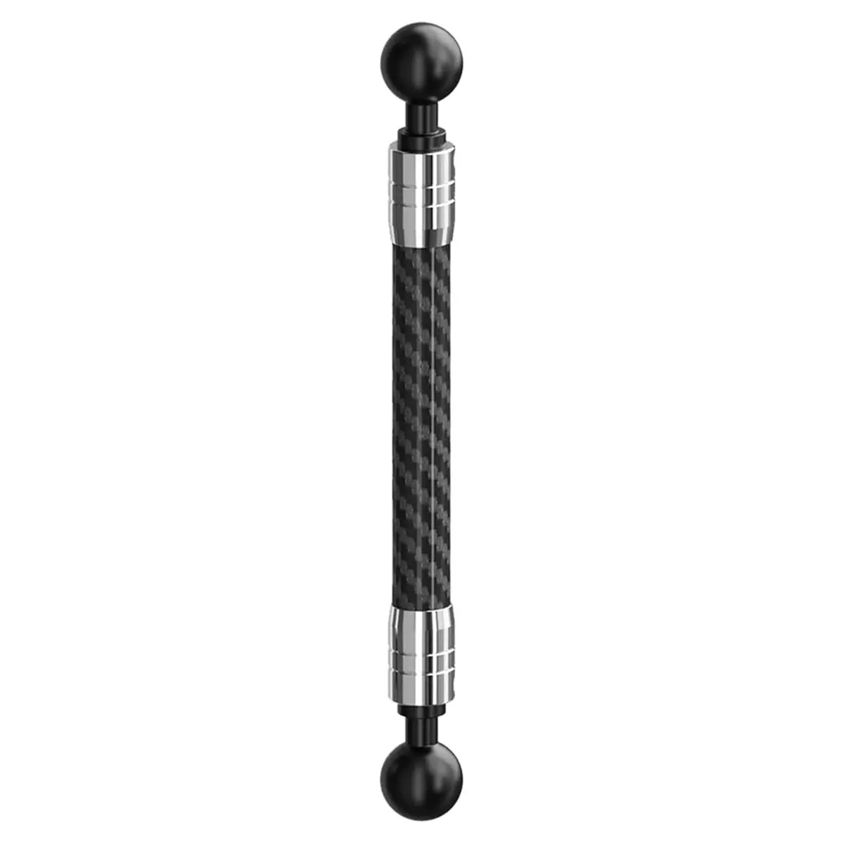 Double 17mm Ball Head Carbon Fibers Extension Rod for Action Camera GPSs Phone Mount