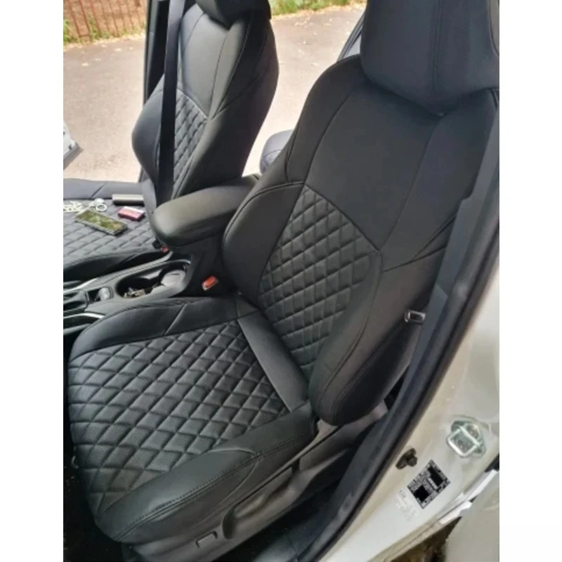 

Car Seats Custom Fit For Toyota RAV4 Corolla CHR Camry Hilux Prius 4Runner Tacoma Tundra Car Seat Covers Cushion Faux Leather