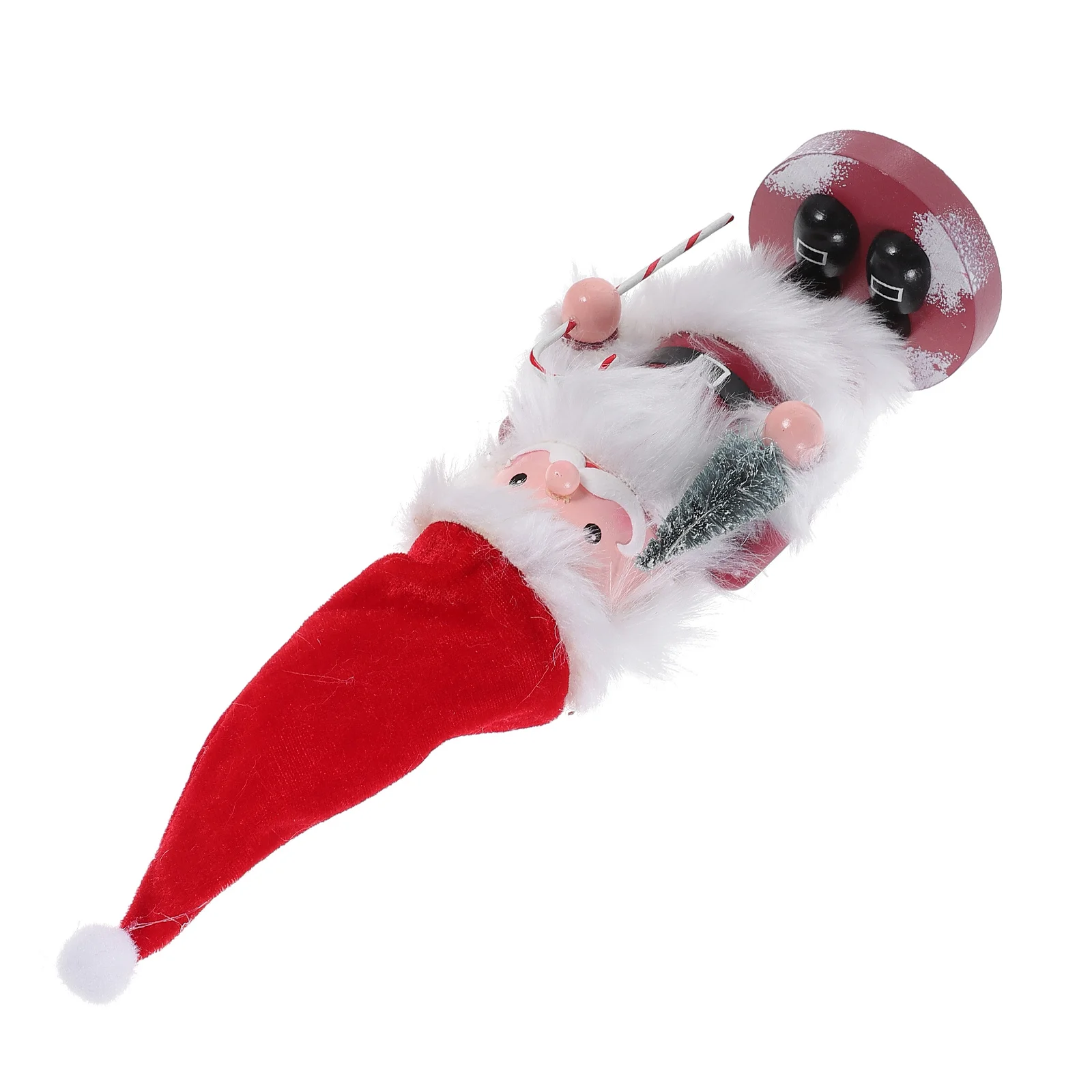 

Santa Claus Nutcracker Wooden Nutcracker Puppet Hand Painted Christmas Ornament Xmas Home Decor Holiday Gift Xmas Table Ornament