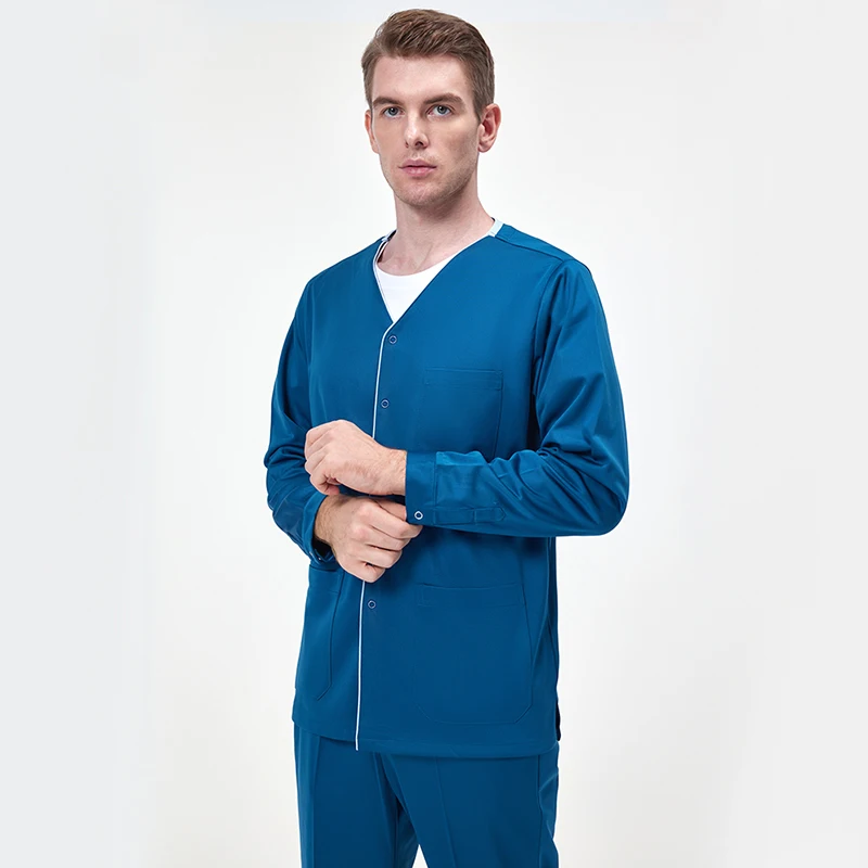 Anti Leges™Veste de gIslande soyeuse pour hommes et femmes, uniforme médical d'échauffement, vestes génératrices, vêtements de travail d'hôpital, tenues d'infirmière médecin, L3