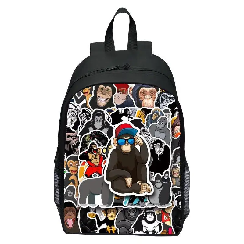 16 inch children's backpack printed game Gorilla tag elementary school backpack boys and girls backpack