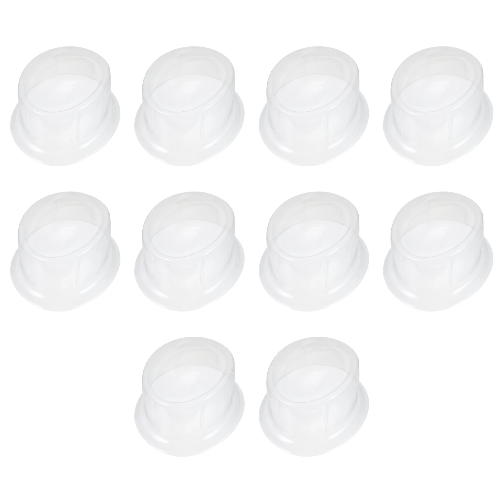 

10pcs Tall Hat St PVC Supports for Caps Baseball Lining White Shape Display Storage Rack Practical Design Lightweight Portable