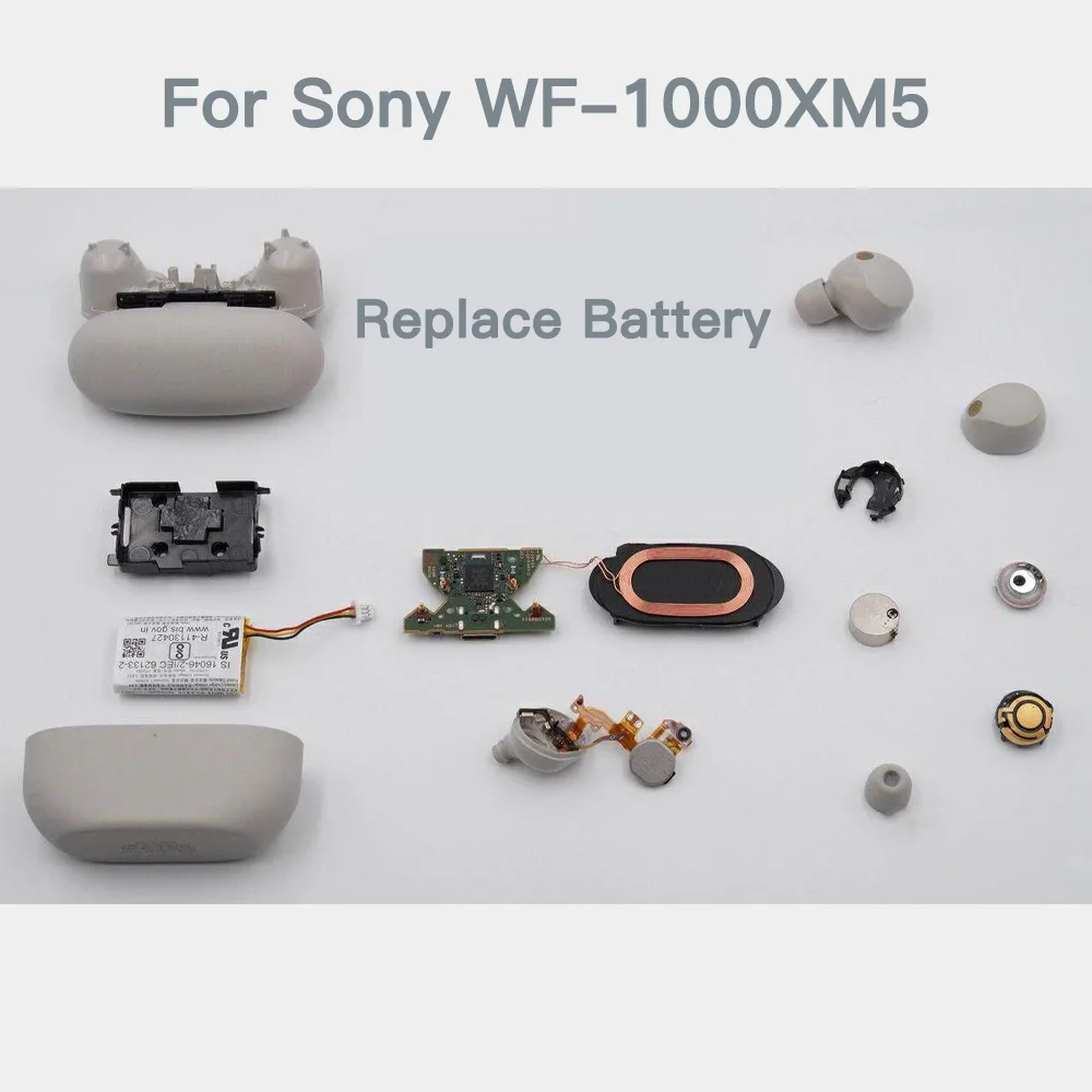 Replacement Battery 772030 for Sony WF-1000XM5 XM5 New Wireless Earbuds 3.85V Charging Case Replace Z55FH Battery Batteria
